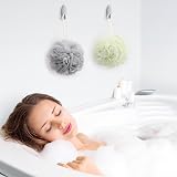 Tbestmax 4 Pack Mesh Pouf Bath Sponge Mesh Loofah Exfoliating Shower Ball view 6