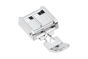 TISEKER Wide Zipper Presser Foot for All Low Shank Snap On Singer, Brother, Babylock, Euro-Pro, Janome, Kenmore, White, Juki, Simplicity, Elna and More Sewing Machines #006905008
