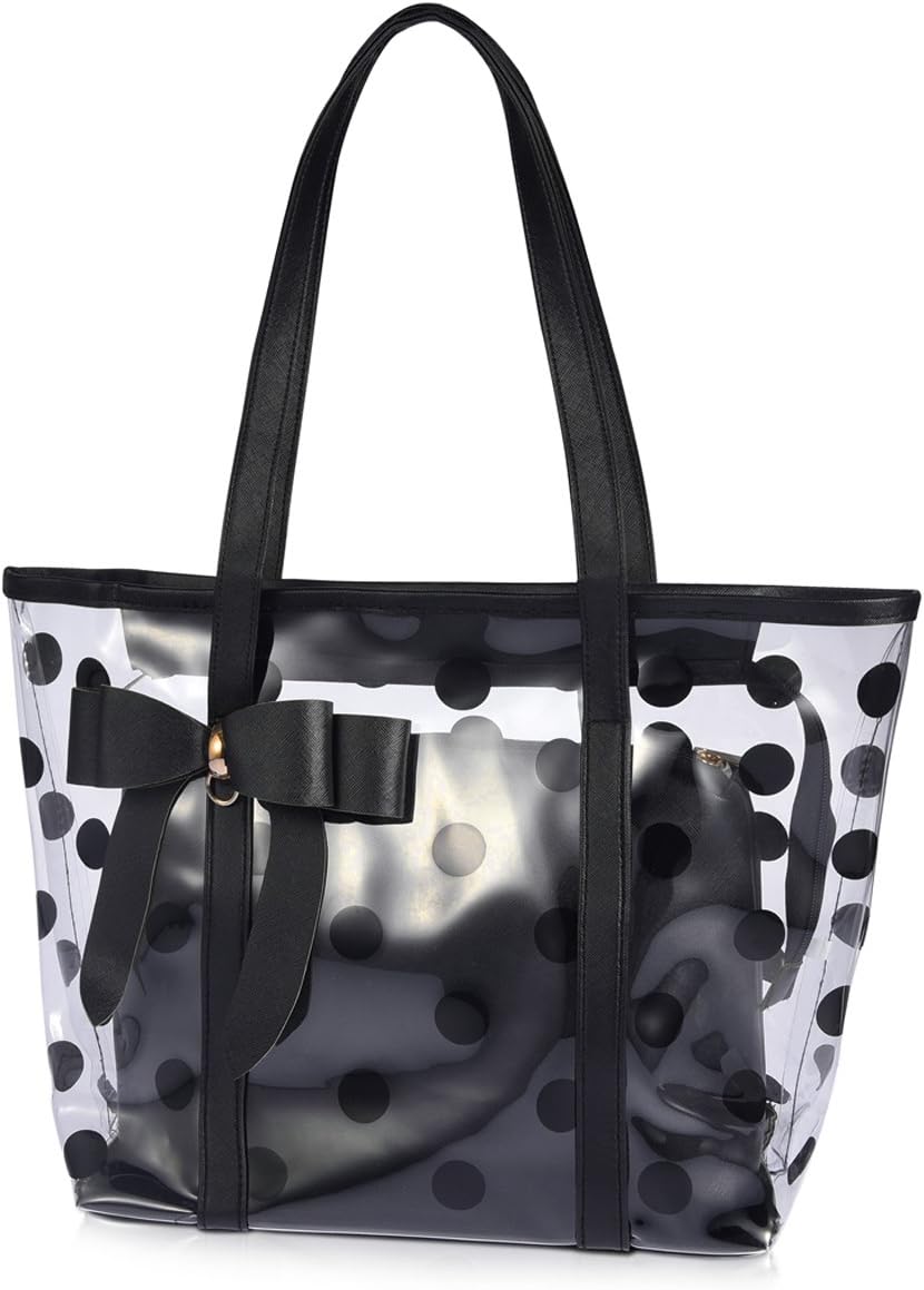 ABLE Women's Clear Tote Bags Multi-Use Shoulder bag Handbag Beach bag Shopping Bag work bag