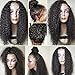 FASHION PLUS HD Transparent Lace Front Wigs Human Hair Deep Curly