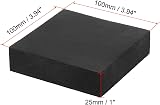 PATIKIL Rubber Anti-Vibration Pads 4 Pcs Square 4x4x1 inch for HVAC Air view 2