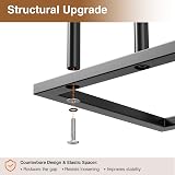 pickpiff Free Standing Shoe Rack Black Metal 8 Pairs Boots Organizer view 3