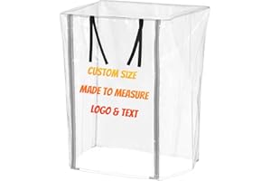 Custom Fit Clear Dust Cover Made to Measure Transparent Protection with Personalized Text or Logo for Furniture & Equipment (