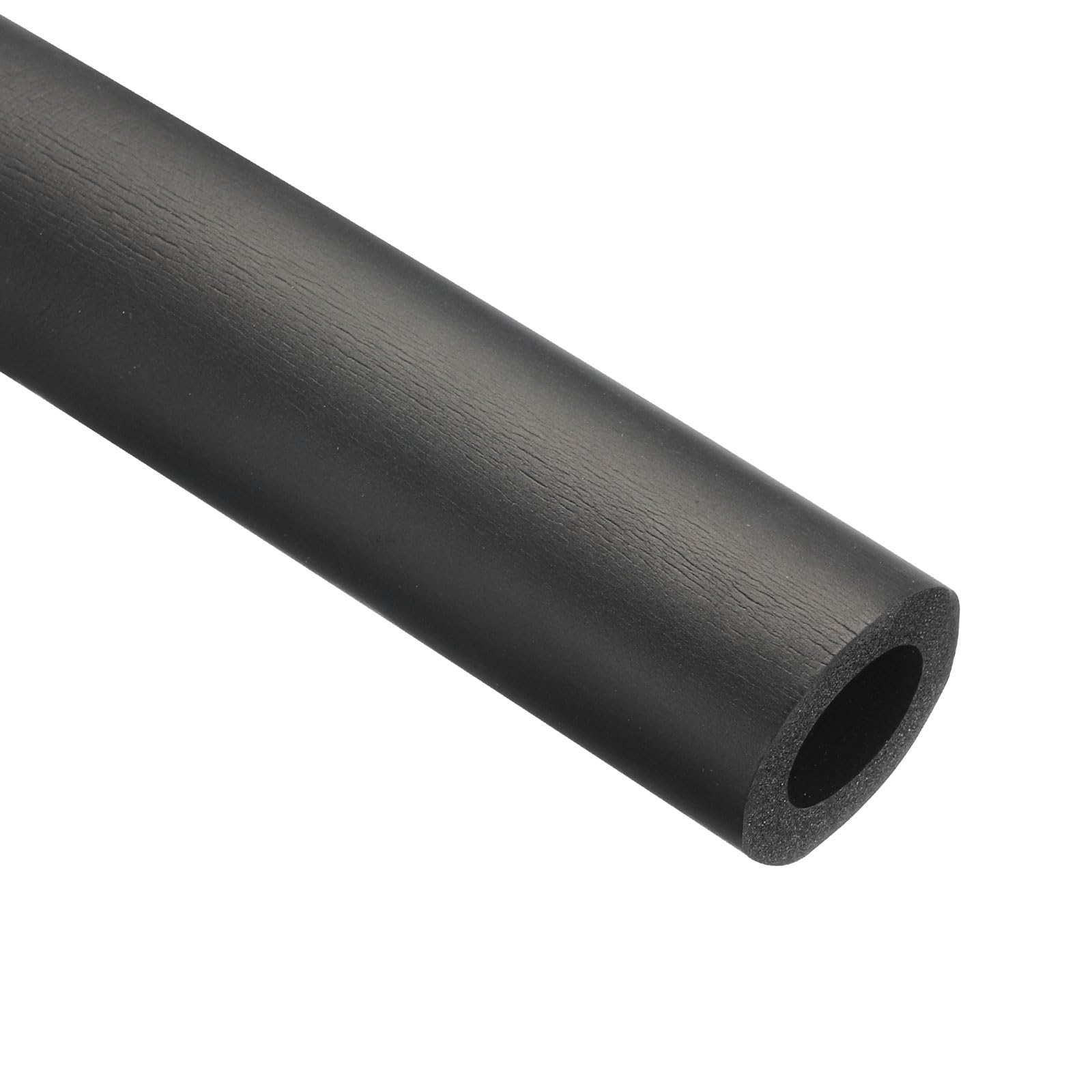 Rebower 18mm ID Pipe Insulation Tubing 6mm Thick Heat Preservation Foam Tube, [for Plumbing Freeze Protection Exercise Handle] - 30mm OD/6ft/Black