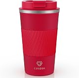 CS COSDDI Travel Mug Insulated Leakproof Lid 510 ml Red A