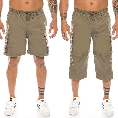 mens work jogger shorts