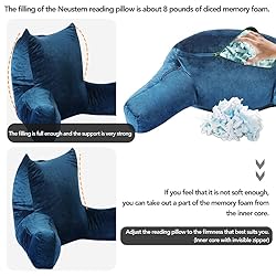 Neustern Reading Pillow Bed Wedge Adult Backrest