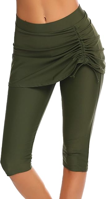 skirted swim capri