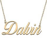 HUAN XUN Customized Custom Simple Any Name Necklace