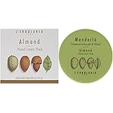 L’Erbolario Almond Hand Cream - Moisturizing Hand Lotion for Women and Men with Almond Oil and Extract - Sweet, Subtle Amber Fragrance - 6.7 oz