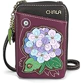CHALA Wallet Crossbody Cell Phone Purse - Women Faux Leather Multicolor Handbag with Adjustable Strap