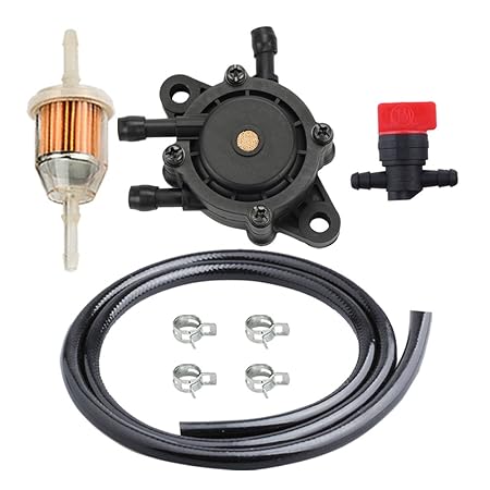 Hipa Fuel Pump Lawn Mower Accessories Fuel Filter For John Deere L105 L107 L108 L111 L118 L120 L130 Lt166 Lt180 Lt190 Ltr166 Ltr180 Lx277 Lx280 Lx288 Riding Lawn Mower Patio Lawn