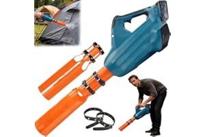 SLAMJET Leaf Blower Air Booster,Cordless Leaf Force Air Booster,Universal High-Flow Battery Nozzle Attachment,Enhances Airflow for Lawn Care Faster Yard Cleanup,Durable,Fits 2–4 Inch Nozzles
