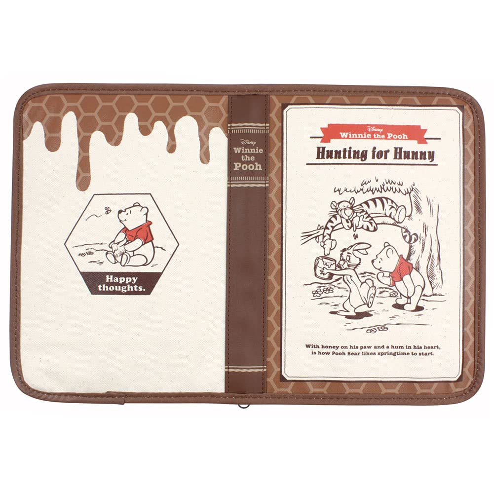 クーザ 片面ジャバラタイプ マルチケース ブック型 くまのプーさん DKJB-2506K 保険証・母子手帳・診察券・キャッシュカード等をまとめるのに便利なケース商品画像