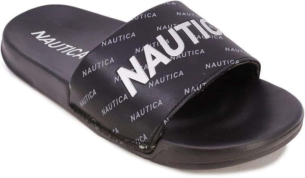 Nautica Women's Athletic Slides, Sandals, Shower Shoe, Fashion Slide