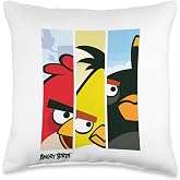 Angry Birds Flock Throw Pillow