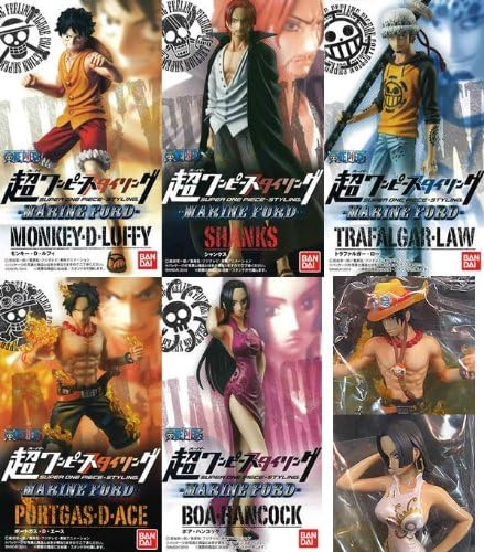 Amazon 超ワンピーススタイリング Marineford マリンフォード 全7種フルコンプセット エース 帽子有り シークレット ハンコック レアカラーver 込 菓子除済み フィギュア ドール 通販