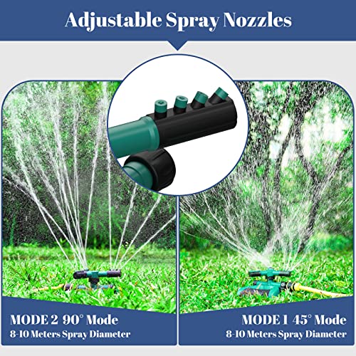 Sprinkler, Sprinklers for Lawn Garden Oscillating Water for Lawns Large