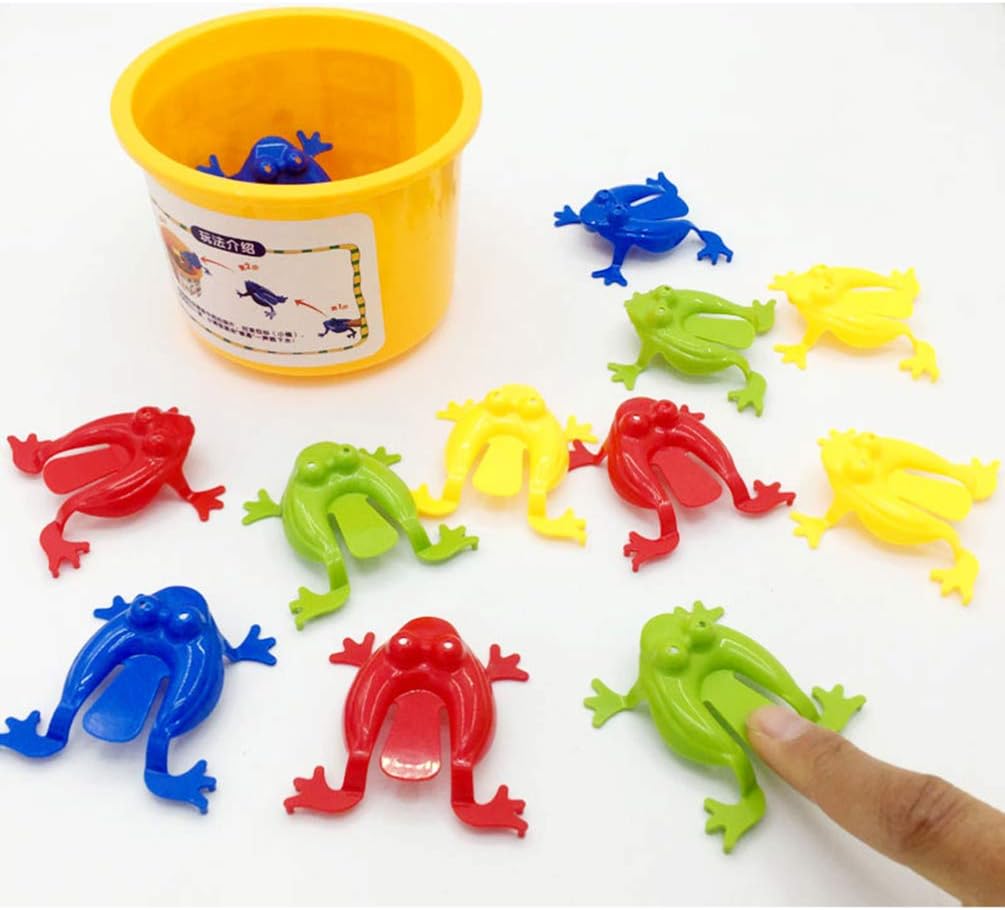 TOYANDONA 1 Set Frog Jumping Toy Soft Froghoppers s Jump Kids Party Favors s s Kit Bucket Children s Toddlers Educational Play - Image 3