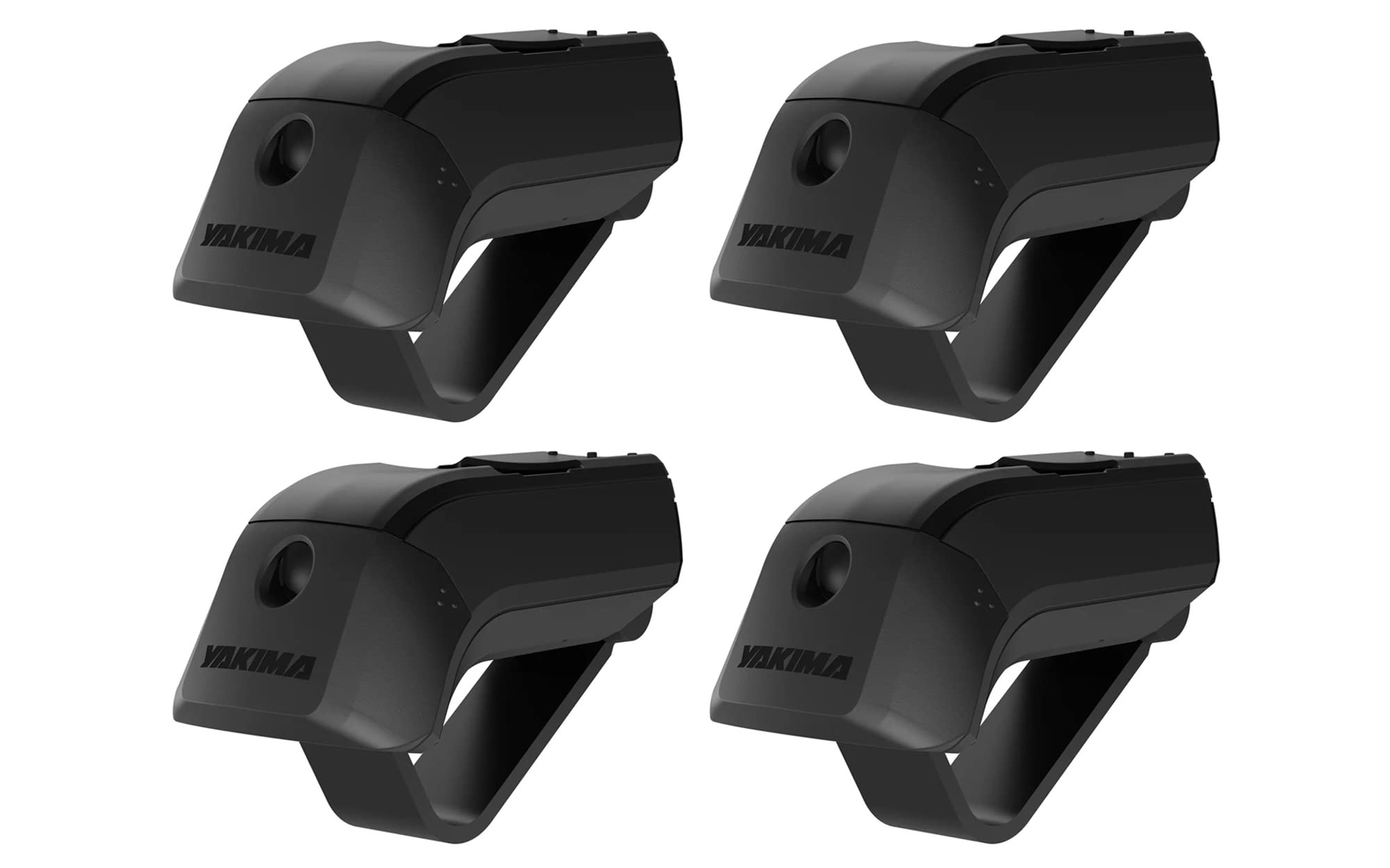 Yakima 4 Pack Roof Rack Towers, Rooftop Rail Accessories for Extended Cargo Capacity, Compatible w/Vehicles w/Raised Side Rails, Timberline Towers