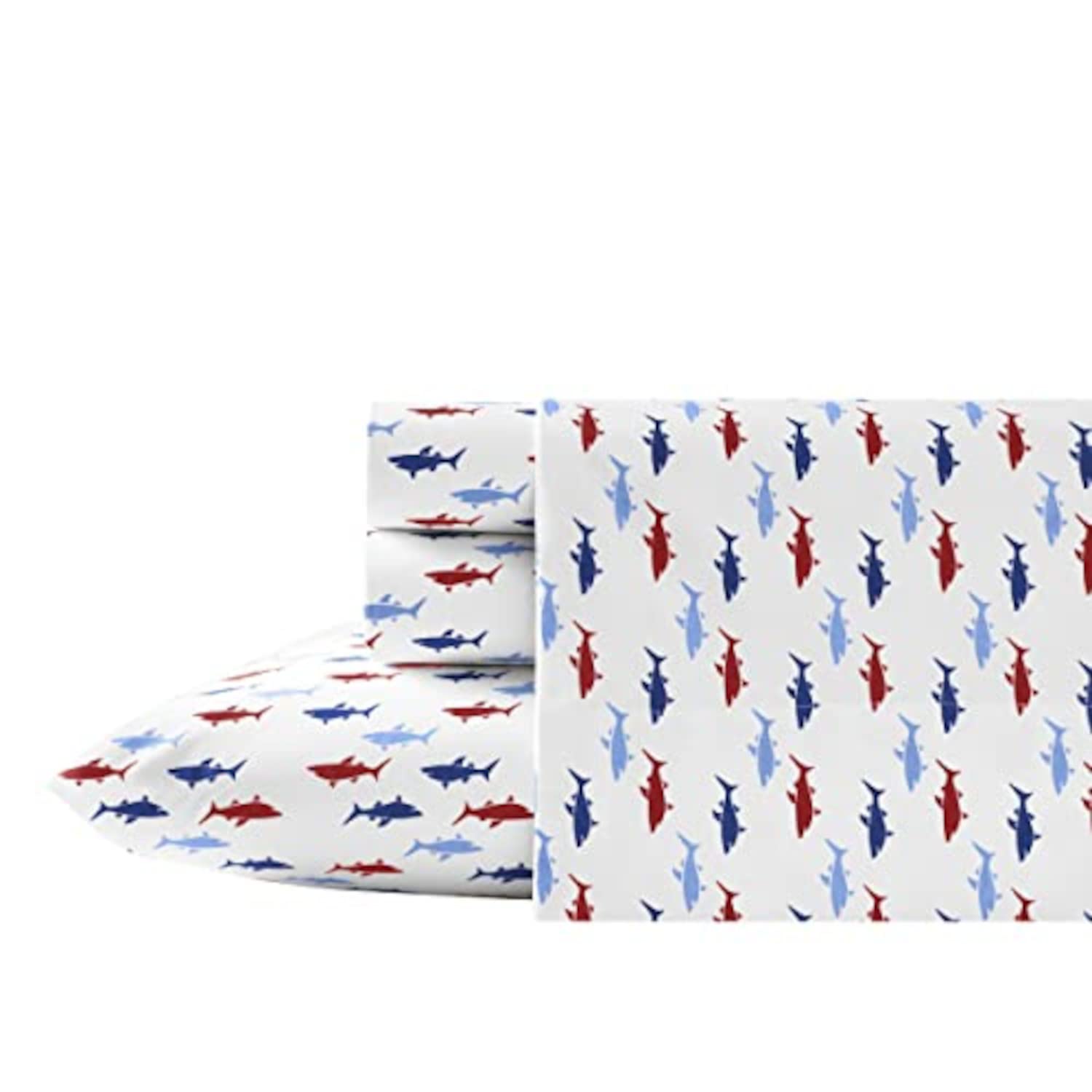 Nautica Sheet Set-100, Crisp & Cool, Lightweight & Moisture-Wicking Bedding, Cotton, Costazul, Twin XL