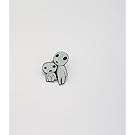 Princess Mononoke Kodama Tree Spirit Metal Pin Badge