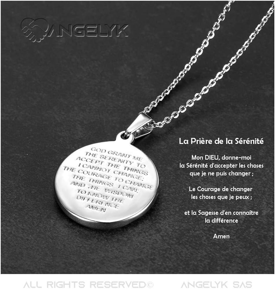 BOBIJOO JEWELRY - Pendant Miraculous Mary Immaculate Conception Silver, See Description - Image 5