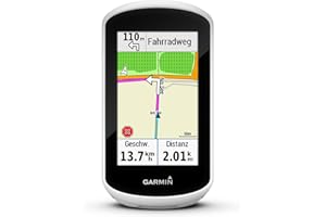 Garmin Edge Explore Touchscreen Touring Bike Computer with Connected Features, White