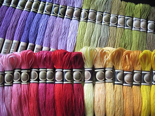 447 Colors Hand Embroidery Floss Cross Stitch Threads skeins Full range of Colors Friendship Bracelets Floss Crafts Floss