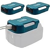 Fybemax 2 Pack USB Charger Adapter for Makita 18V Battery with USB & Type-C Fast Charging Power Wheel Adapter Charger (No Battery)