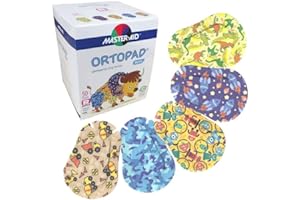 Ortopad® Bamboo Boys Eye Patches, 50/Box (Regular Size, 4+ yrs) Blue Camo Pack
