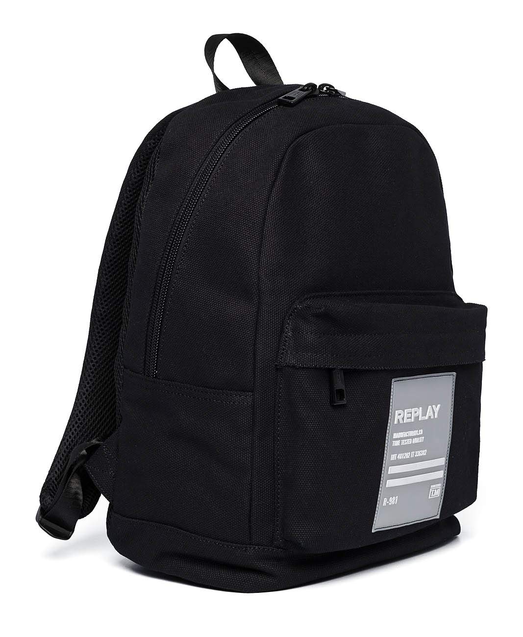 Replay Fm3449.000.a0076 Men’s Backpack, Black, 16x40x31 centimeters (B x H x T)