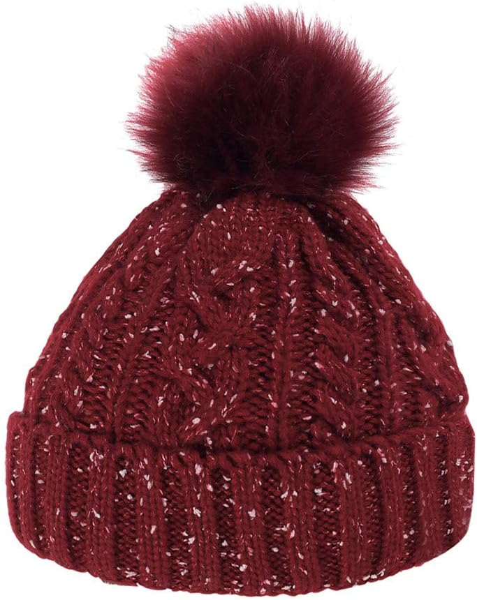 ladies red beanie hat