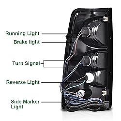 GRAND ORANGE Tail Light Assembly Rear Lights