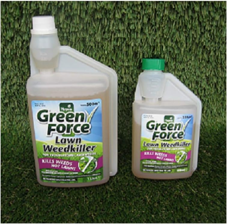 GREEN FORCE KILLS YOUR WEEDS NOT YOUR LAWN 500ML OR 1LT SELECTIVE