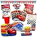 Disney Cars Party Supplies Ultimate Set - Birthday Party Decorations, Party Favors, Plates, Cups, Napkins, Table Cover and More!