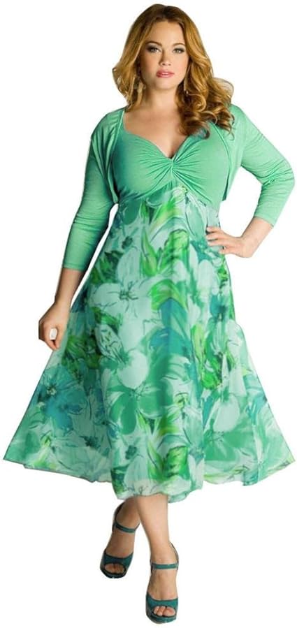 ladies green party dresses
