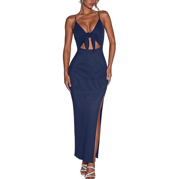 blue cut out maxi dress Amazon.com: ANRABESS Women Summer One Shoulder Sleeveless Maxi Dress Cutout  Sexy Bodycon Semi Formal Dinner Date Vacation Dresses Royal Blue X-Small :  Clothing, Shoes & Jewelry