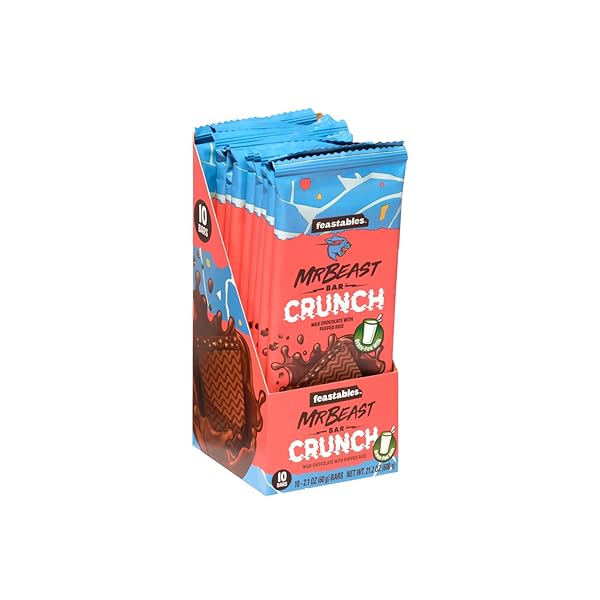 FEASTABLES MILK CHOCOLATE CRUNCH BARS – MADE WITH...