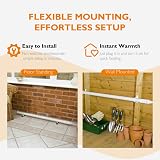 HYLITE Slimline Ecoheater Tube Heater 120W 1000mm White Thermostat Energy view 7