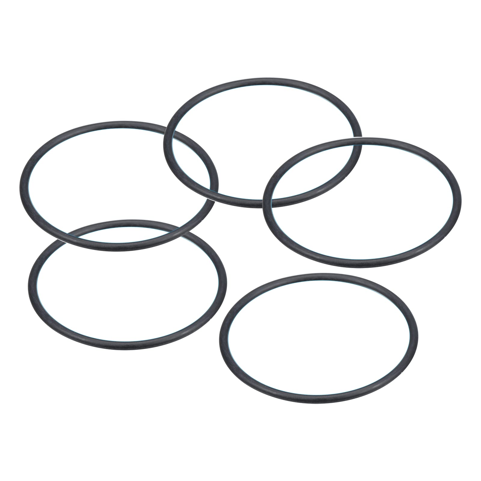 PATIKIL Nitrile Rubber O-Rings 55mm OD 50mm ID 2.65mm Width, 10 Pcs Metric Sealing Gasket for Faucet Plumbing Automotive Repair, Black