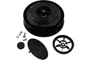 Wind Driven Van Vent Spinning Roof Fan Low Profile Air Rotary Compatible For Vans Buses Horse Boxes Ambulances 4x4s Boats(Bla