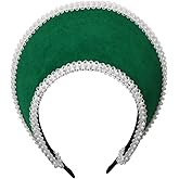 BPURB Victorian Vintage Headwear for Women Elizabethan Tudor Coronet Pilgrim Costume Cosplay Accessory Anne Boleyn Hat