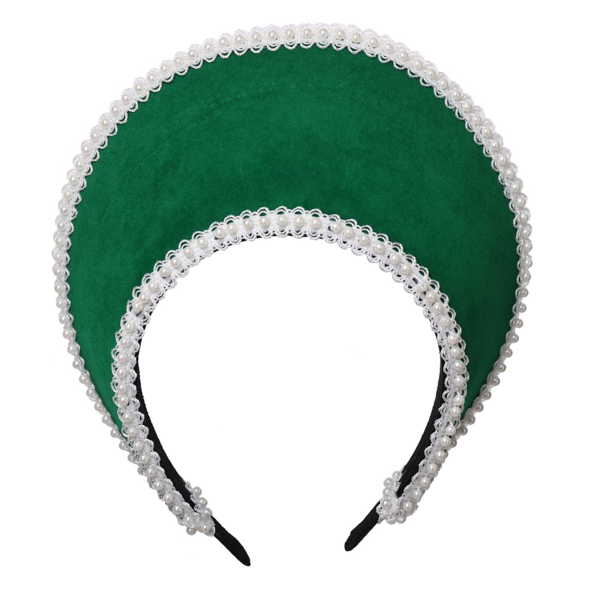 BPURB Victorian Vintage Headwear for Women Pilgrim Costume Accessory Anne Boleyn Hat Elizabethan Tudor Coronet