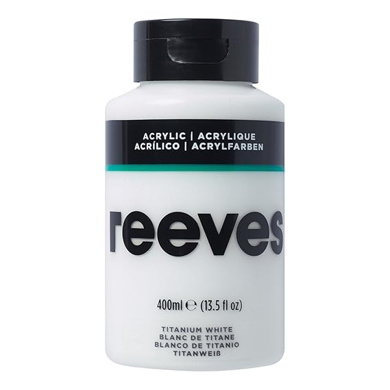 Reeves Acrylic Paint400 ml, Titanium White, 400 ml Amazon.co.uk