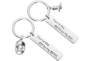 FAADBUK Tv Show Inspired Keychain Couple Keychain Set You're the Rip to My Beth Gift for Her Him
