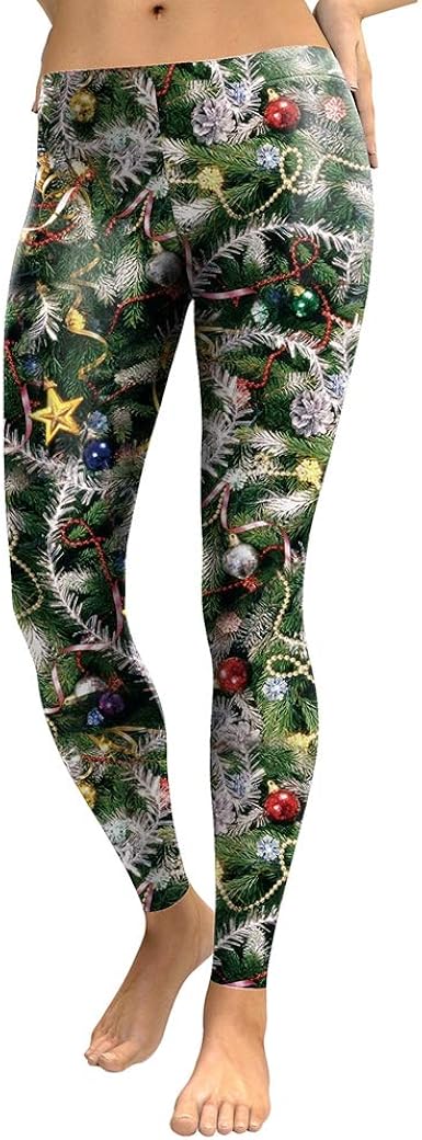 Womens christmas leggings uk Clearance
