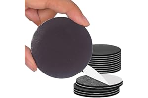 GEONASSUR Round Big Magnet Dots with Adhesive Backing for Crafts DIY School Office Home Flexible Circle Large Magnetic Dot with Self Adhesive Alternative to Magnets Tape Sheet 16 Pcs 50mm Diameter 2”x0.08”