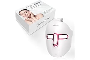 SDKWDH Red Light Therapy for Face, Led Face Mask Light Therapy, Anti-Aging Infrared Therapy for Wrinkles, Fine Lines, 7-1 Colors LED Facial Skin Care Mask