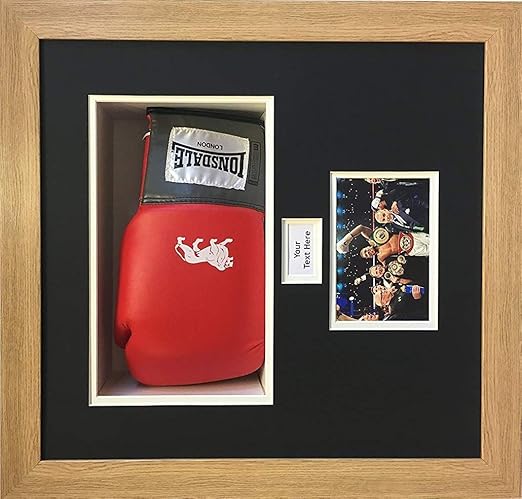 boxing glove case picture frame